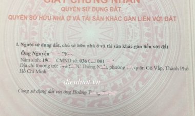 Quy định về bán nhà đất sổ chung đồng sử dụng, sở hữu
