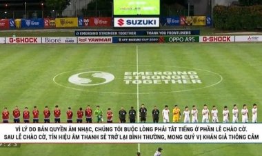 Quốc ca Việt Nam bị ngắt tiếng vì lý do bản quyền?