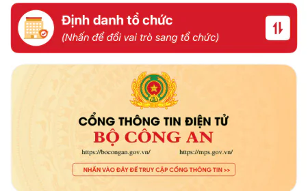 Đăng ký định danh cho tổ chức hành nghề công chứng trên VNeID