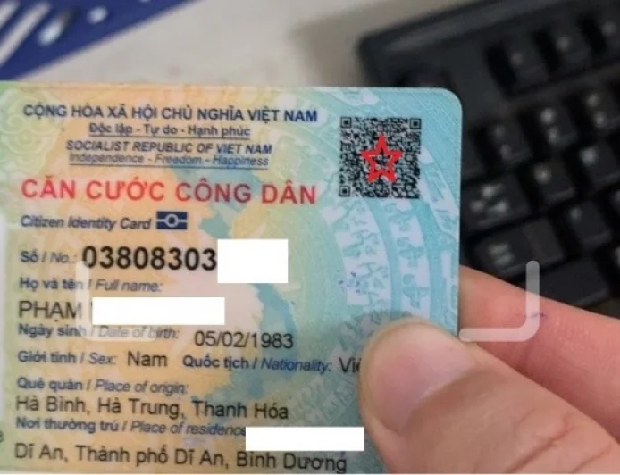 Chuyển thông tin từ thẻ căn cước sang word