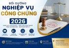 Bồi dưỡng nghiệp vụ Công chứng 2026